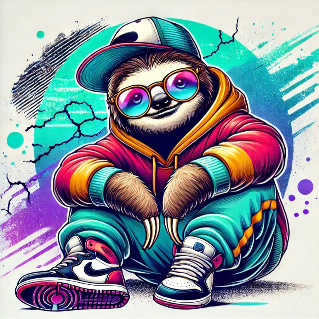 „Tumbler Faultier – Cool Sloth Thermobecher mit Urban Vibes | Geschenkidee für Faultier-Fans“