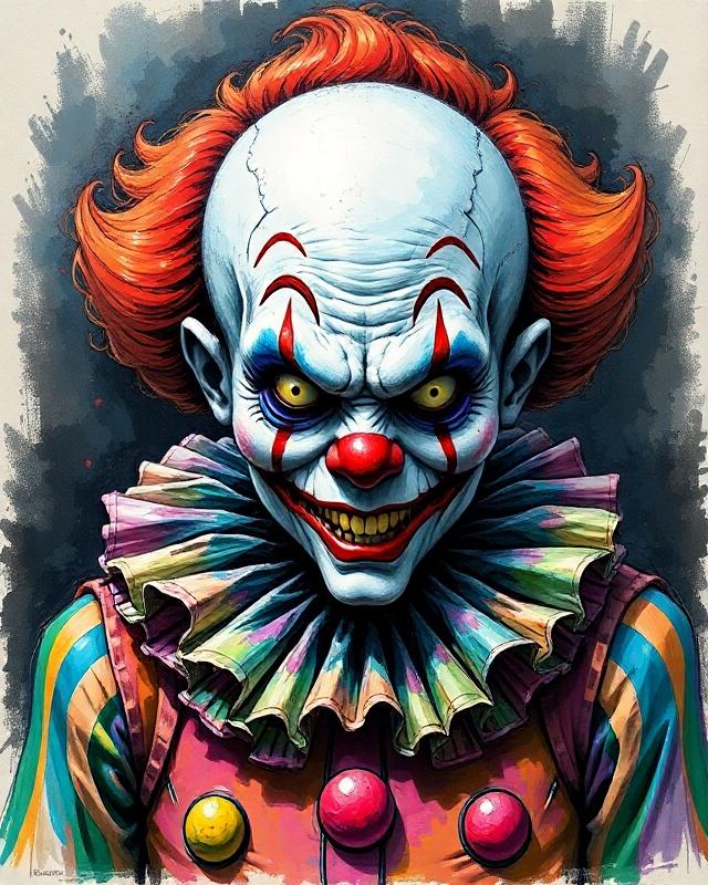 „Tumbler Creepy Clown – Thermobecher mit Horror-Motiv | Geschenkidee für Halloween & Grusel-Fans“