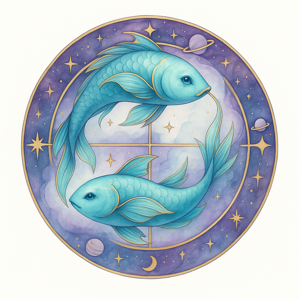 „Tumbler Sternzeichen Fische – Thermobecher Fische-Magie | Geschenkidee Astrologie & Horoskop“