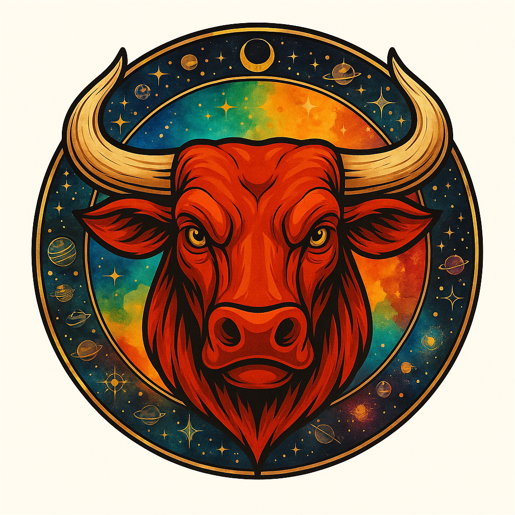 „Tumbler Sternzeichen Stier – Thermobecher Zodiac Flame | Geschenkidee für Stier-Geborene“