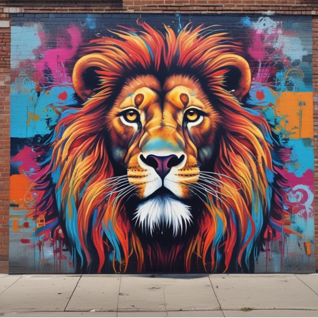 „Tumbler Urban Jungle King – Thermobecher im Street-Art-Design | Geschenkidee für Männer & Trendsetter“