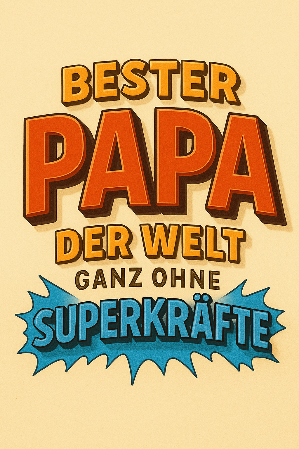 „Tumbler Superpapa – Thermobecher für Papa | Geschenkidee zum Vatertag, Geburtstag & Weihnachten“