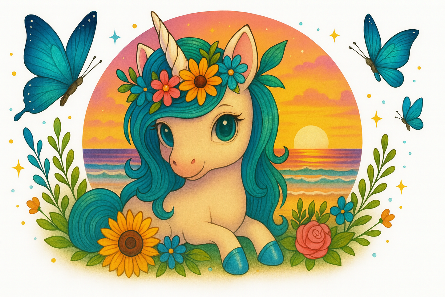 „Einhorn-Set Magischer Morgen – Tumbler & Spardose | Geschenkset für Kinder & Fantasy-Fans“