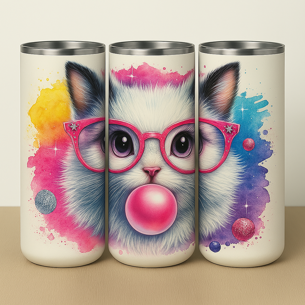 Doppelwandiger Tumbler „Bubble Bunny“