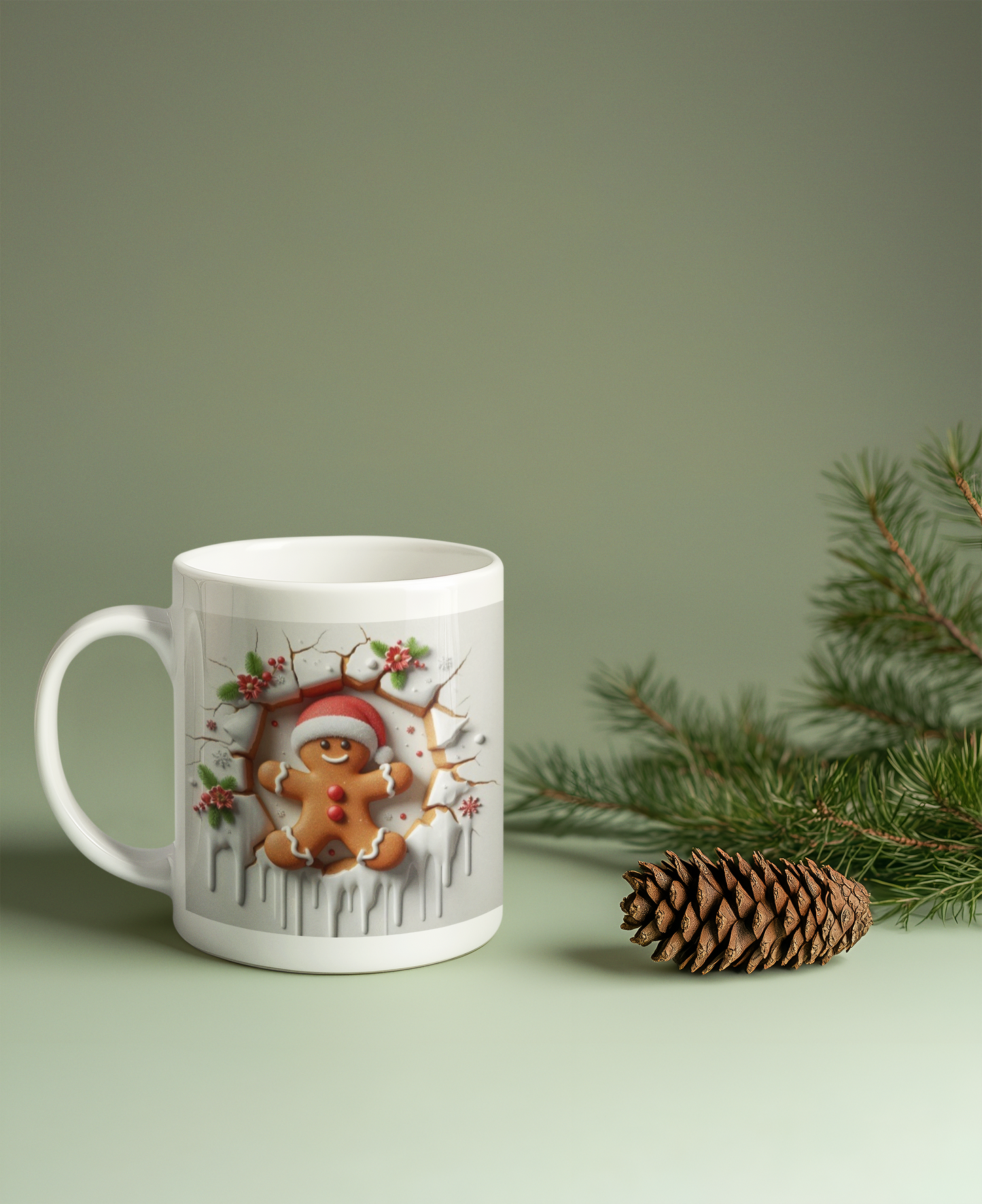 „Tasse Lebkuchenmann – Weihnachts-Tasse Knuspriger Kerl | Geschenkidee für Advent & Weihnachten“