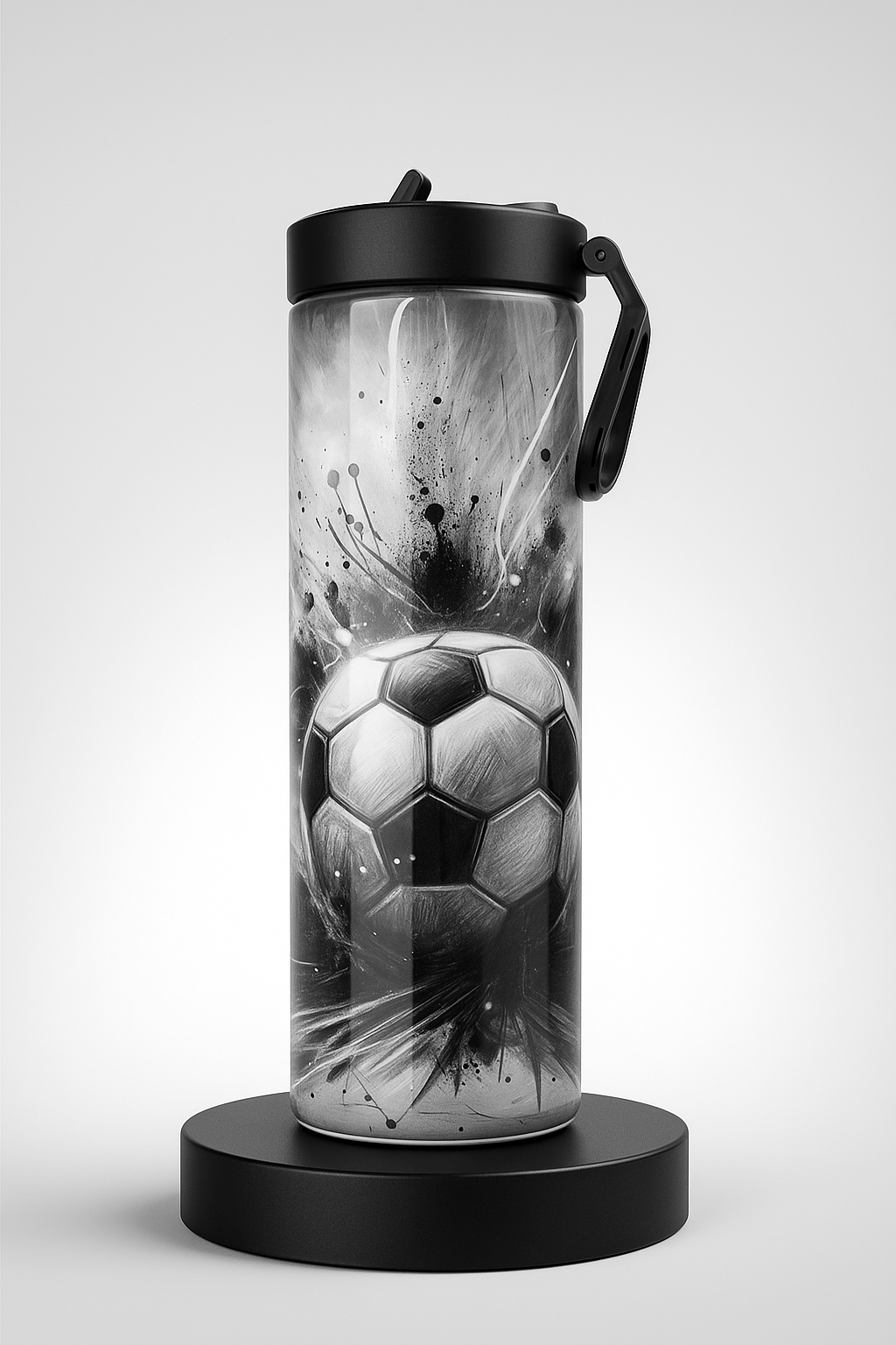 „Thermoflasche Fußball – Edelstahl Trinkflasche Kickstart | Geschenkidee für Fußball-Fans“