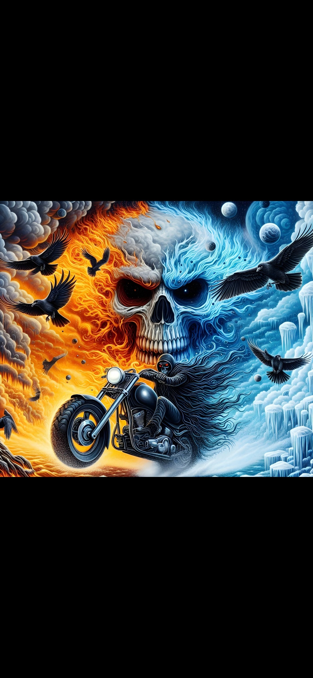 „Tumbler Skullstorm – Thermobecher mit Totenkopf-Motiv | Geschenkidee für Gothic & Rock-Fans“