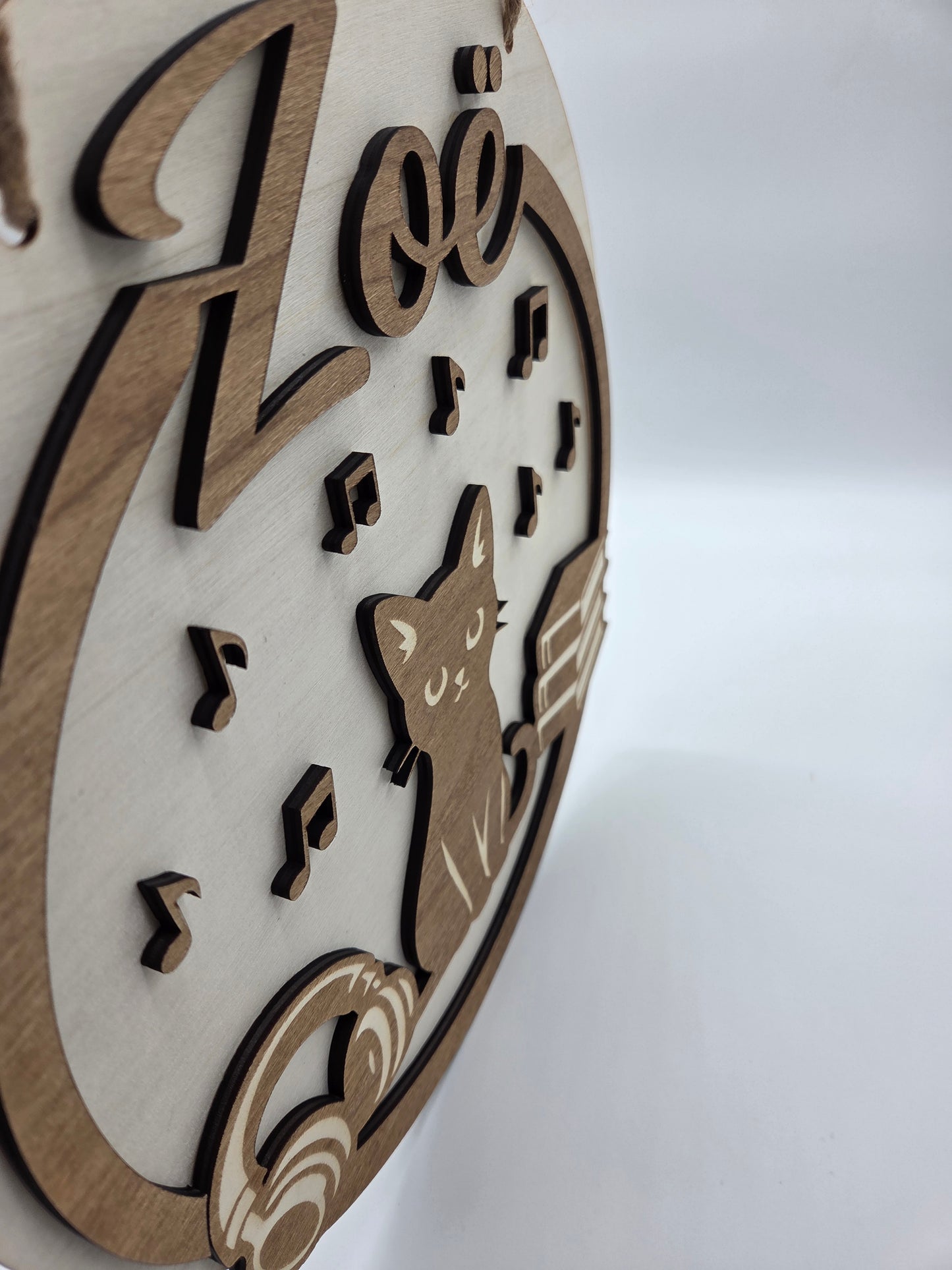 Personalisiertes Türschild Kinderzimmer Holz – Namensschild individuell – Kinderzimmer Deko – Geschenk zur Geburt / Taufe / Geburtstag