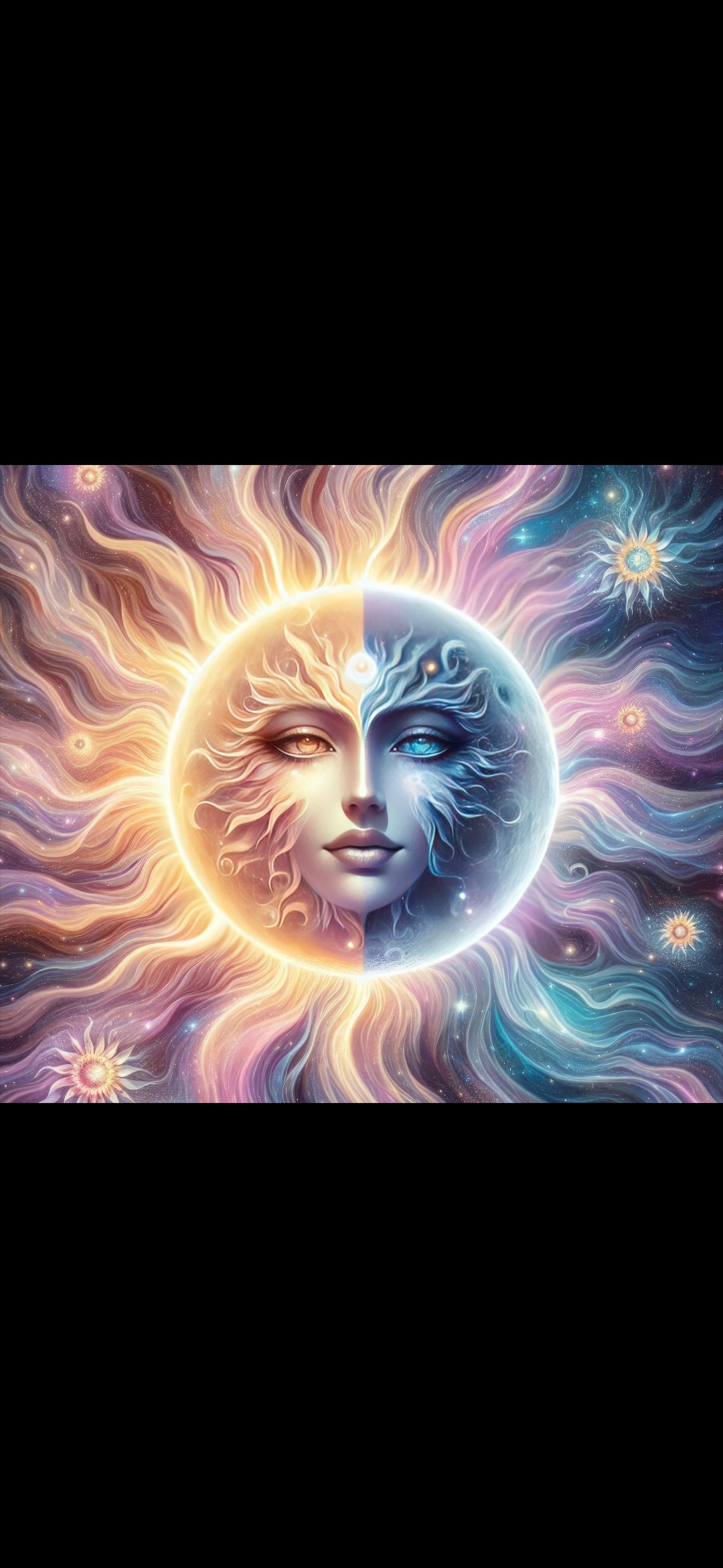 „Tumbler Sonne & Mond – Thermobecher mit magischem Motiv | Geschenkidee für Fantasy-Fans“