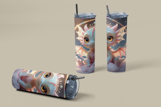 „Tumbler Drache – Magischer Thermobecher Royal Fantasy Edition | Geschenkidee für Fantasy-Fans“