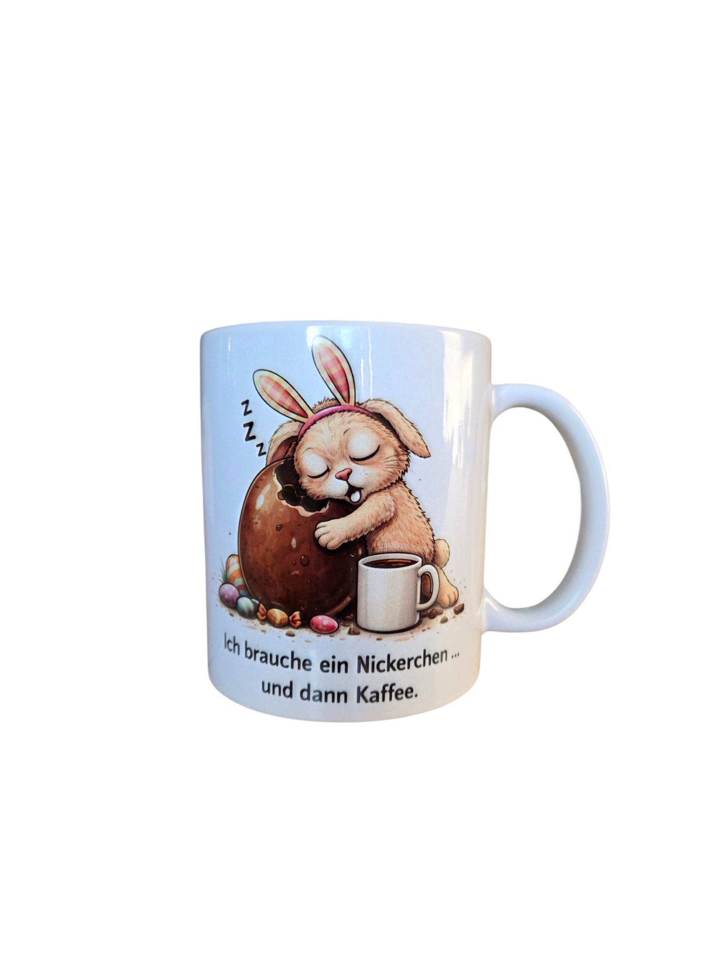 Oster Tasse mit Hasenmotiv – Keramiktasse für Ostern & Frühling – Geschenkidee