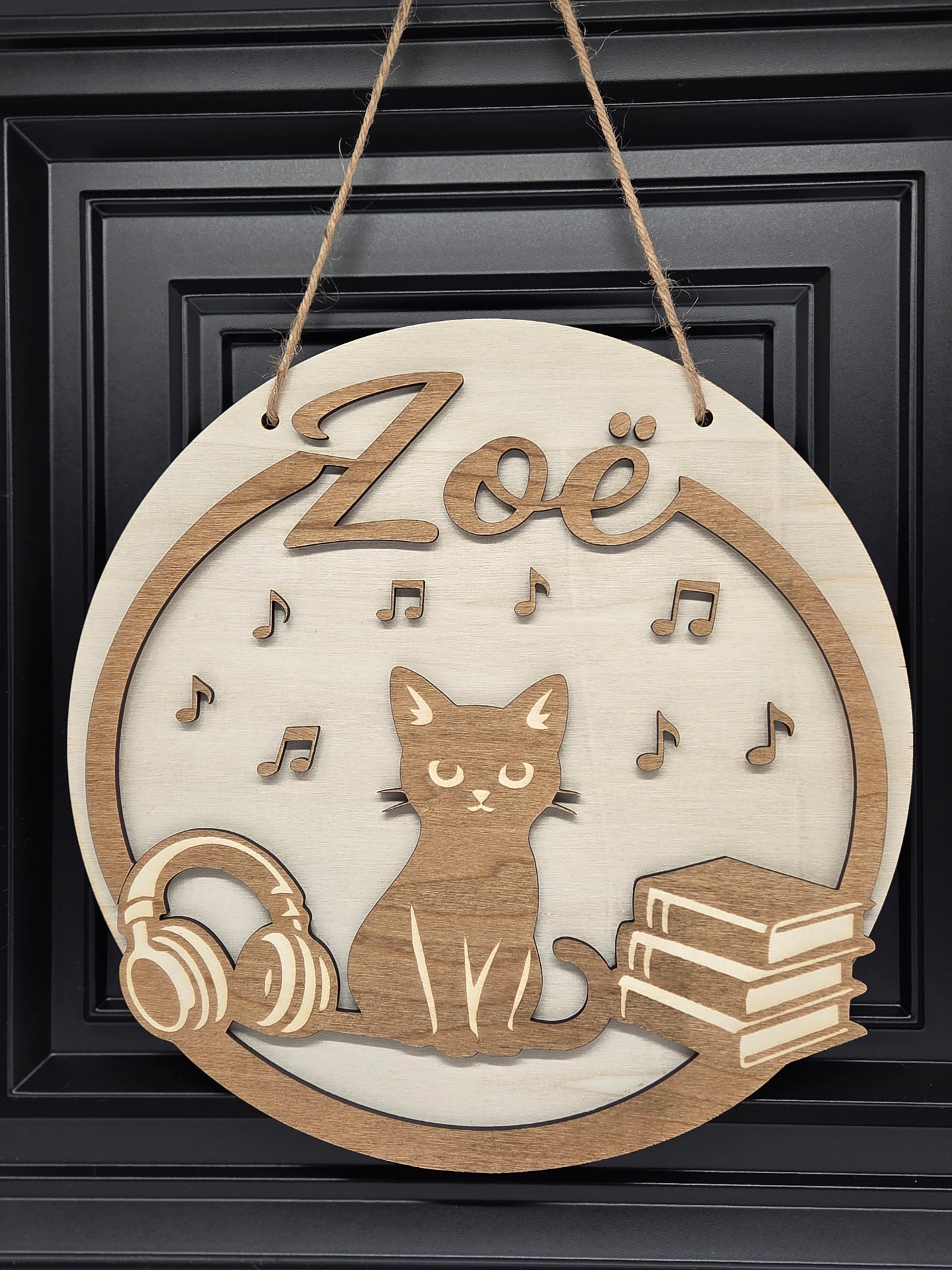 Personalisiertes Türschild Kinderzimmer Holz – Namensschild individuell – Kinderzimmer Deko – Geschenk zur Geburt / Taufe / Geburtstag