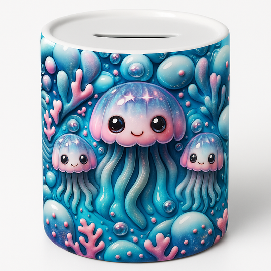 „Spardose Jelly Joy – Lustige Quallen-Spardose | Geschenkidee für Kinder & Meer-Fans“