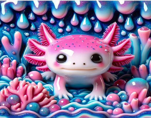 Niedliche Axolotl-Spardose – ein Hauch Unterwasserzauber fürs Kinderzimmer