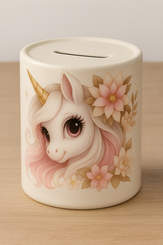 „Spardose Einhorn – Magisches Design für Kinder & Erwachsene | Geschenkidee für Mädchen“