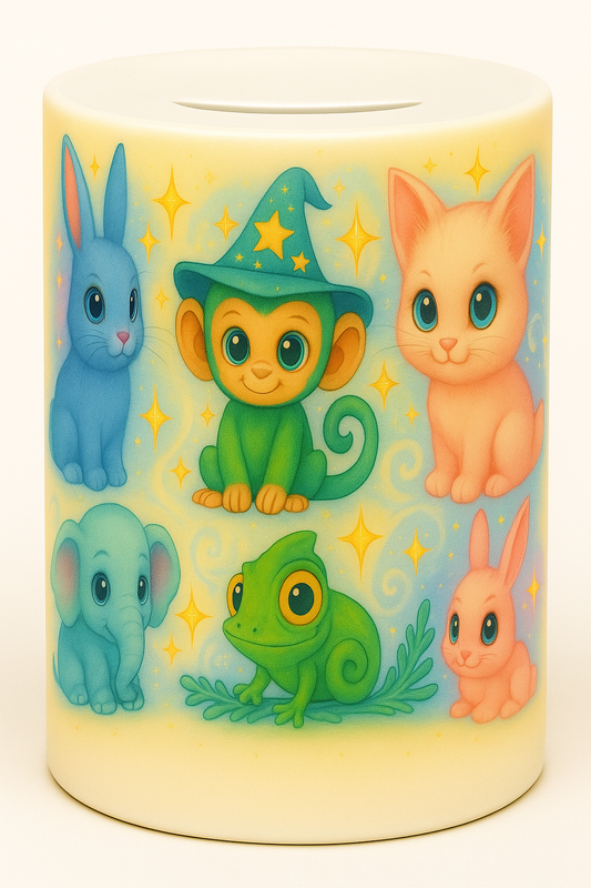 „Spardose Zaubertiere – Magisches Design mit Herz | Geschenkidee für Kinder & Fantasy-Fans“
