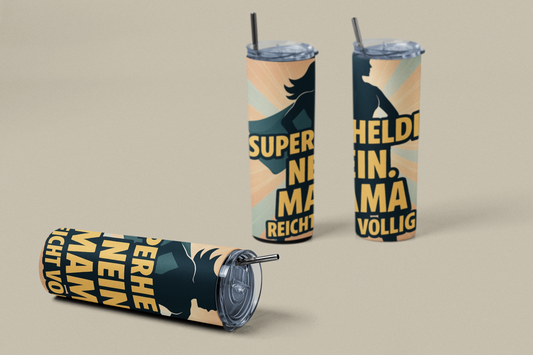 „Tumbler Mama reicht völlig – Thermobecher mit Spruch | Geschenkidee für Muttertag & Geburtstag“