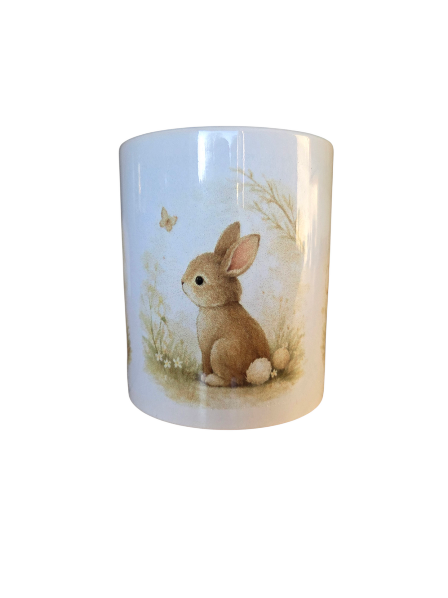 Oster Tasse mit Hase – Keramiktasse Frühling & Ostern | Geschenkidee mit Hasenmotiv