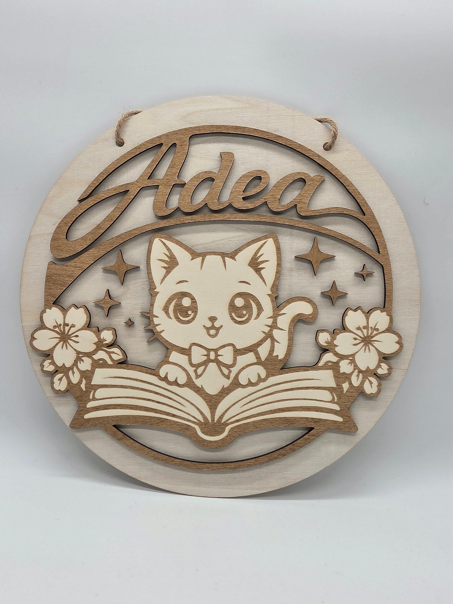 Personalisiertes Türschild Kinderzimmer Holz – Namensschild individuell – Kinderzimmer Deko – Geschenk zur Geburt / Taufe / Geburtstag